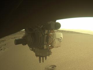 View image taken on Mars, Mars Perseverance Sol 634: Front Right Hazard Avoidance Camera (Hazcam)