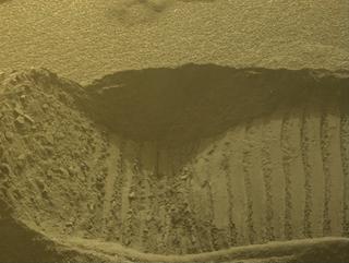 View image taken on Mars, Mars Perseverance Sol 639: Front Left Hazard Avoidance Camera (Hazcam)