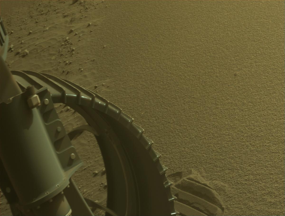 This image was taken by FRONT_HAZCAM_LEFT_A onboard NASA's Mars rover Perseverance on Sol 639