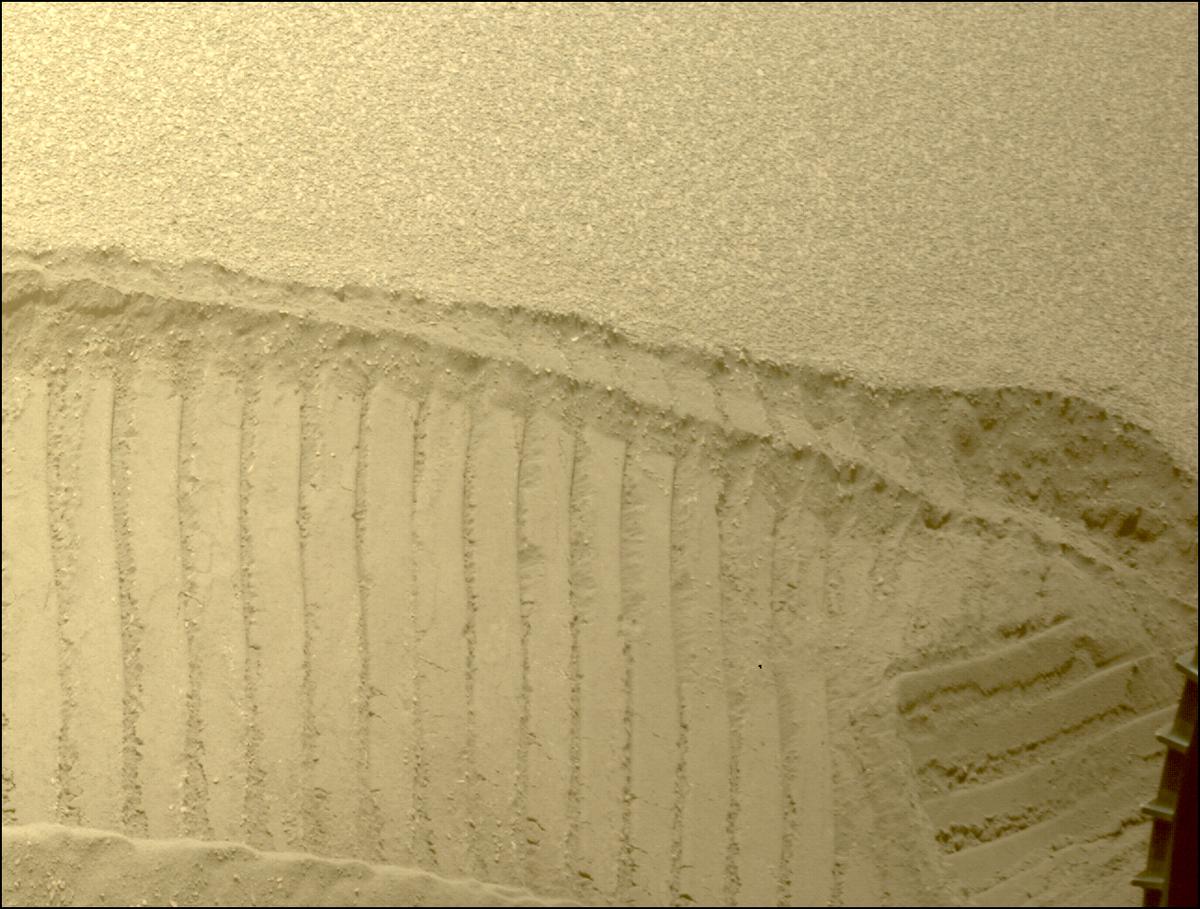 This image was taken by FRONT_HAZCAM_LEFT_A onboard NASA's Mars rover Perseverance on Sol 640