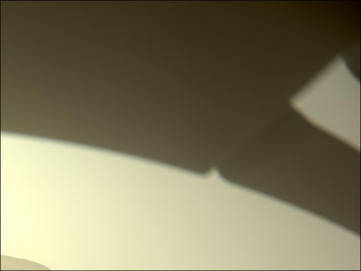 This image was taken by FRONT_HAZCAM_LEFT_A onboard NASA's Mars rover Perseverance on Sol 640