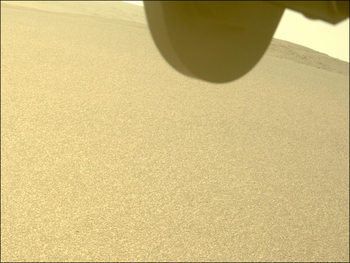 This image was taken by FRONT_HAZCAM_RIGHT_A onboard NASA's Mars rover Perseverance on Sol 640