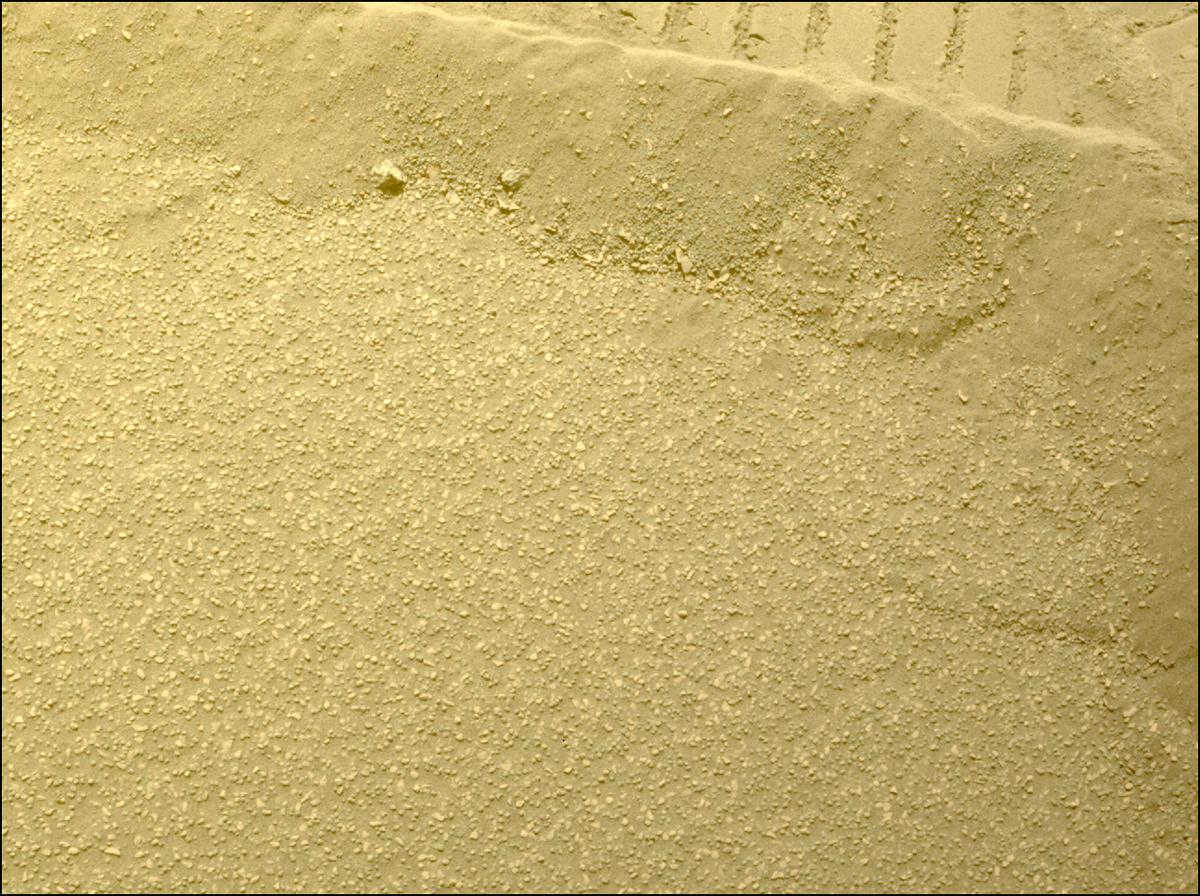 This image was taken by FRONT_HAZCAM_RIGHT_A onboard NASA's Mars rover Perseverance on Sol 640