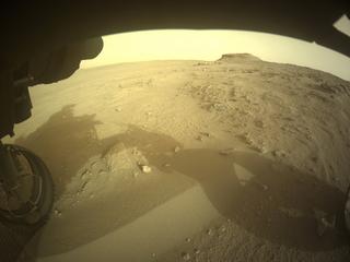 View image taken on Mars, Mars Perseverance Sol 641: Front Left Hazard Avoidance Camera (Hazcam)