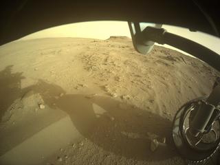 View image taken on Mars, Mars Perseverance Sol 641: Front Right Hazard Avoidance Camera (Hazcam)
