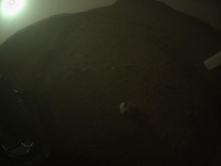 View image taken on Mars, Mars Perseverance Sol 641: Rear Left Hazard Avoidance Camera (Hazcam)
