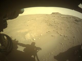 View image taken on Mars, Mars Perseverance Sol 644: Front Left Hazard Avoidance Camera (Hazcam)