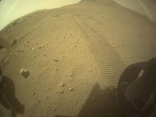 View image taken on Mars, Mars Perseverance Sol 644: Rear Right Hazard Avoidance Camera (Hazcam)