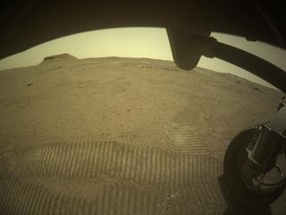 View image taken on Mars, Mars Perseverance Sol 645: Front Right Hazard Avoidance Camera (Hazcam)