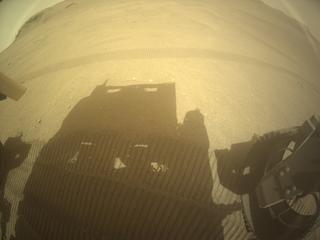 View image taken on Mars, Mars Perseverance Sol 645: Rear Right Hazard Avoidance Camera (Hazcam)