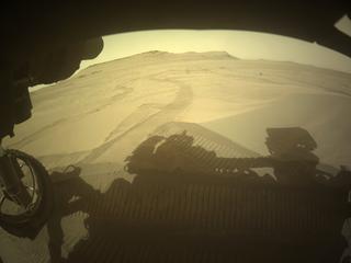 View image taken on Mars, Mars Perseverance Sol 647: Front Left Hazard Avoidance Camera (Hazcam)
