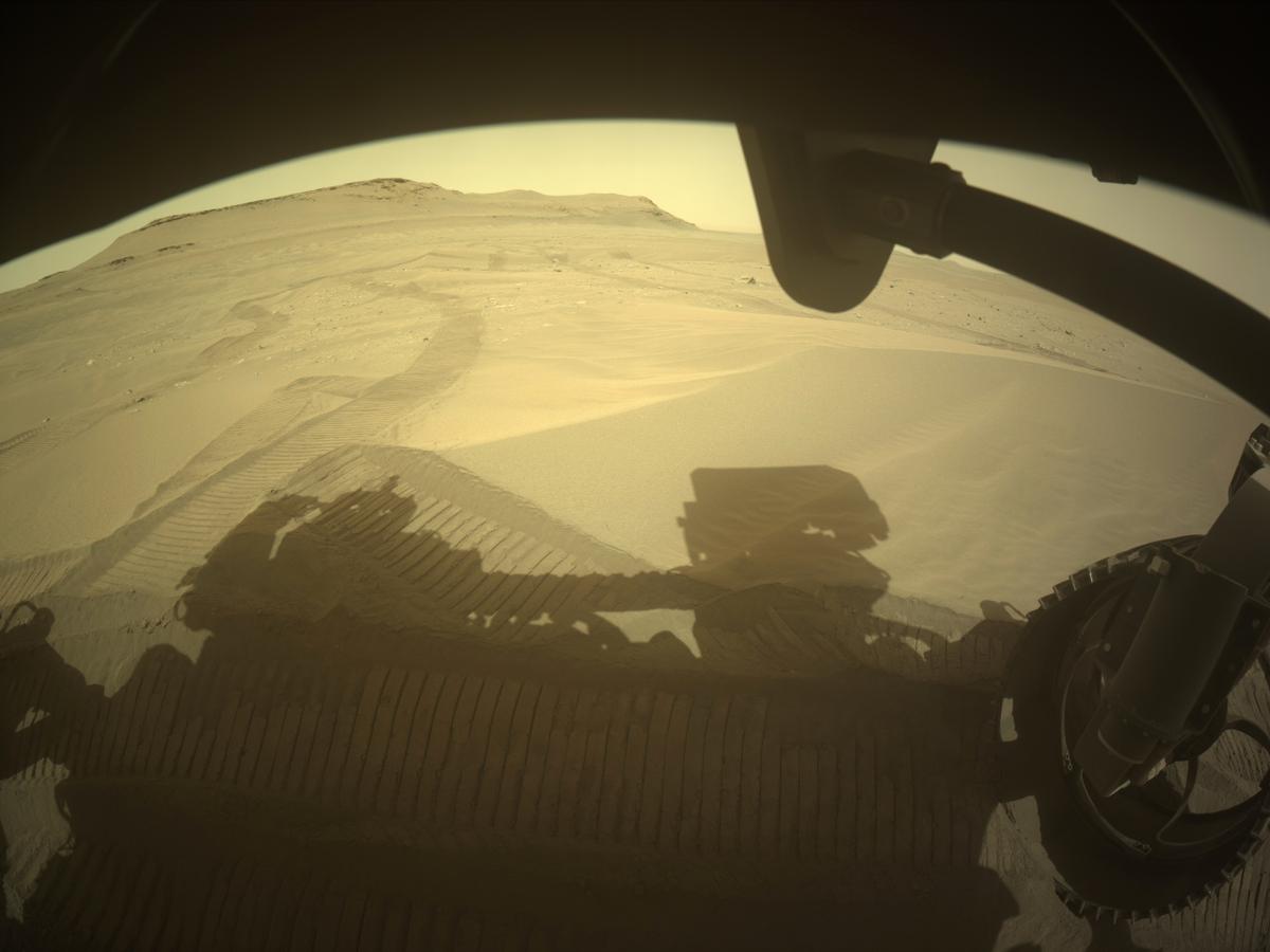This image was taken by FRONT_HAZCAM_RIGHT_A onboard NASA's Mars rover Perseverance on Sol 647