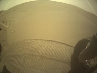 View image taken on Mars, Mars Perseverance Sol 647: Rear Right Hazard Avoidance Camera (Hazcam)