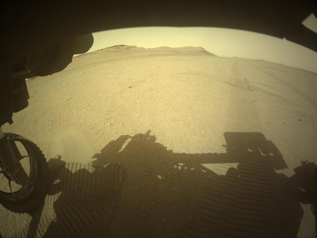 This image was taken by FRONT_HAZCAM_LEFT_A onboard NASA's Mars rover Perseverance on Sol 648