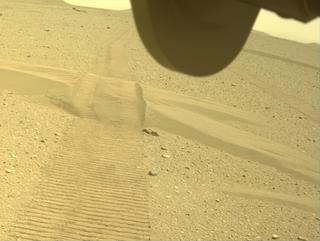 View image taken on Mars, Mars Perseverance Sol 649: Front Right Hazard Avoidance Camera (Hazcam)