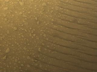 View image taken on Mars, Mars Perseverance Sol 650: Front Left Hazard Avoidance Camera (Hazcam)
