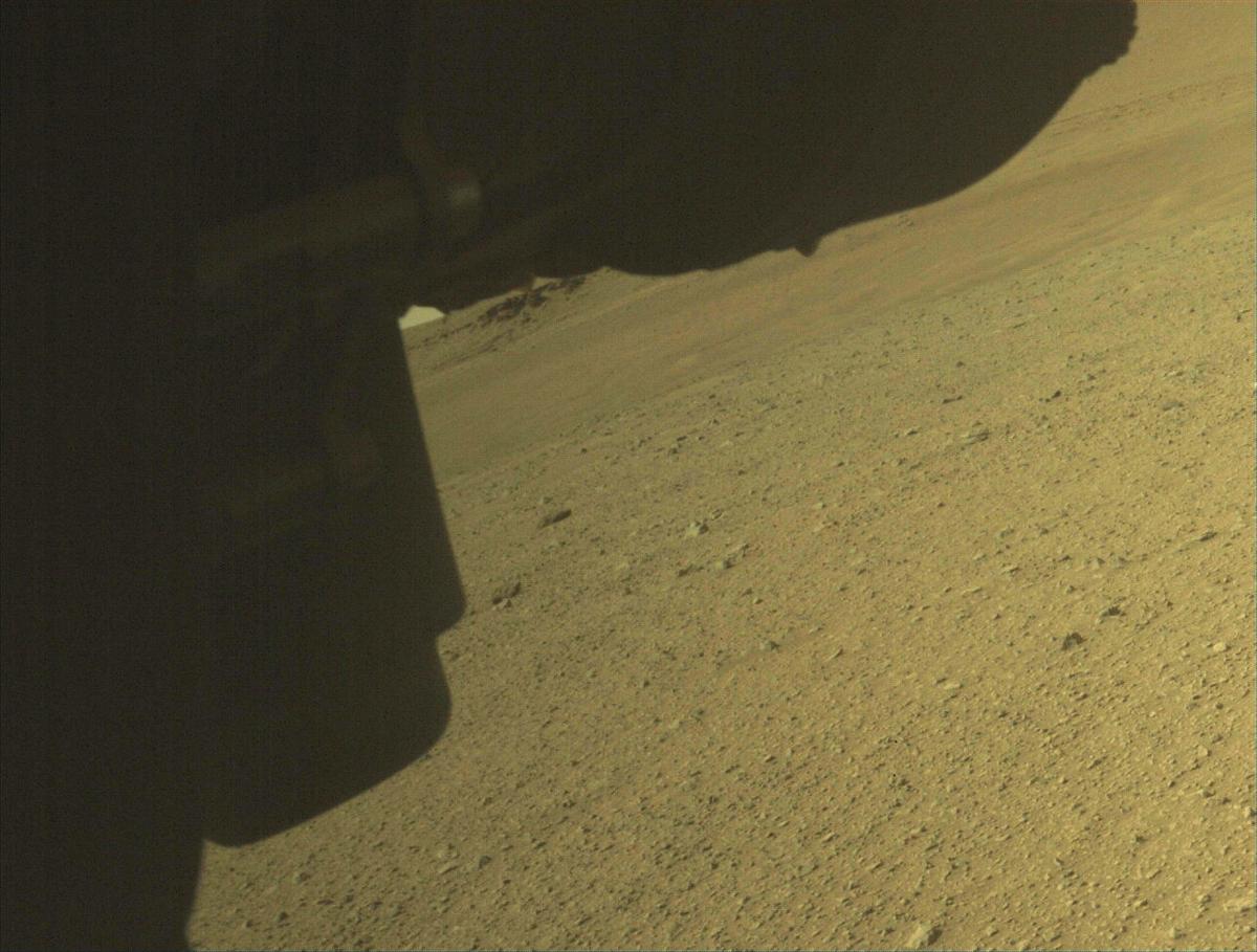 This image was taken by FRONT_HAZCAM_LEFT_A onboard NASA's Mars rover Perseverance on Sol 650