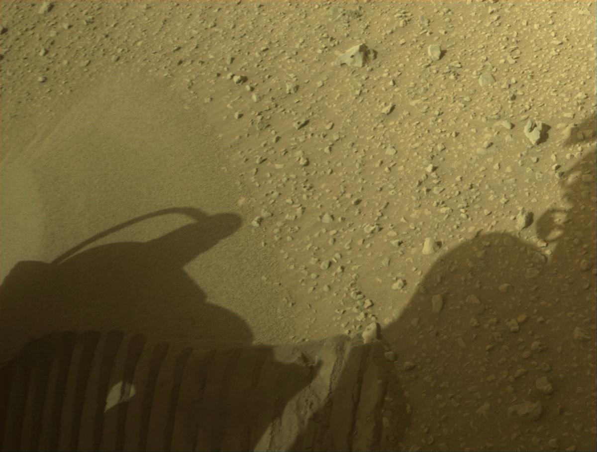 This image was taken by FRONT_HAZCAM_RIGHT_A onboard NASA's Mars rover Perseverance on Sol 650