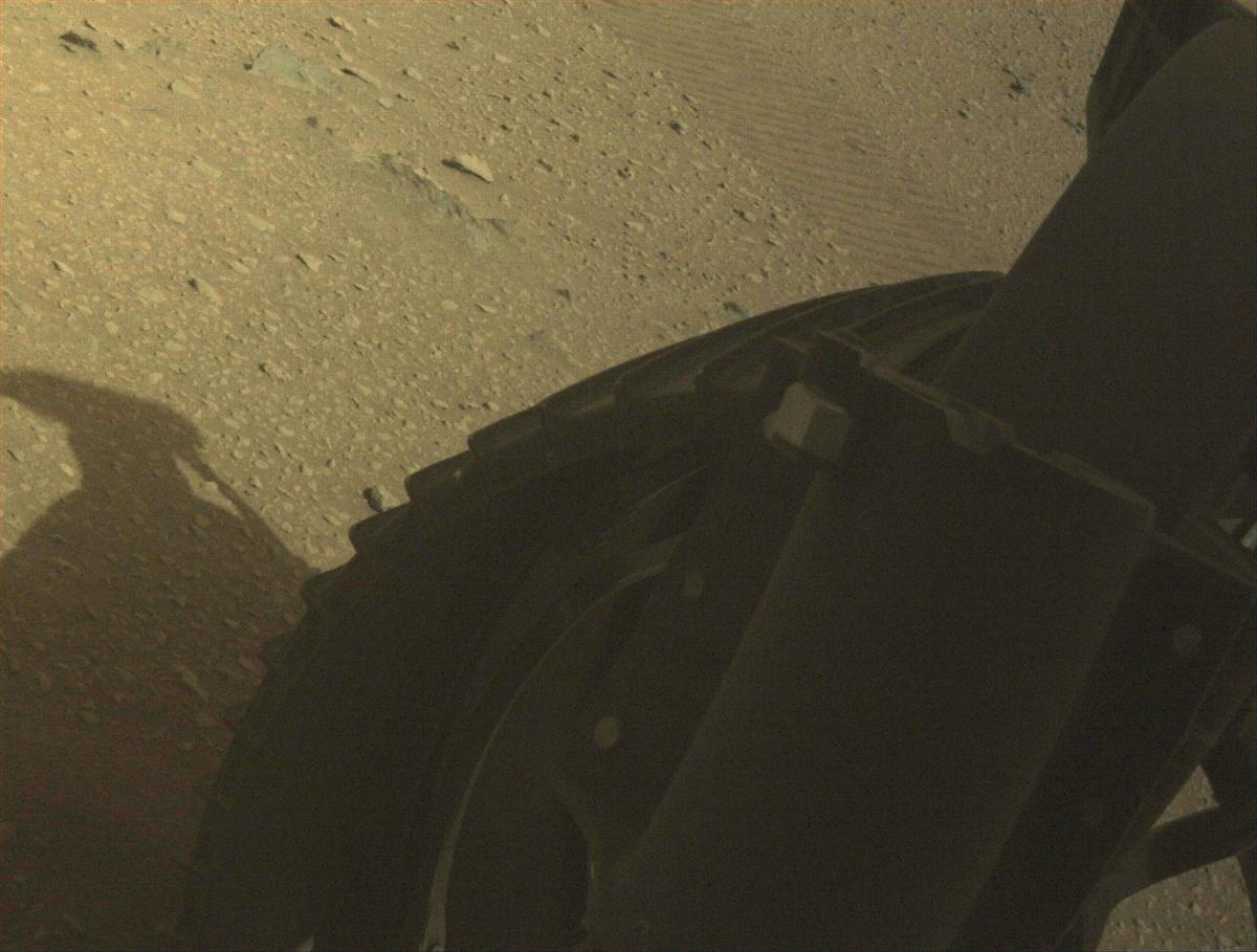 This image was taken by FRONT_HAZCAM_RIGHT_A onboard NASA's Mars rover Perseverance on Sol 650