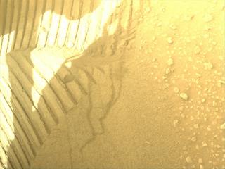 View image taken on Mars, Mars Perseverance Sol 650: Front Right Hazard Avoidance Camera (Hazcam)