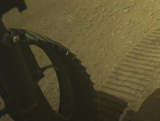 View image taken on Mars, Mars Perseverance Sol 654: Front Left Hazard Avoidance Camera (Hazcam)
