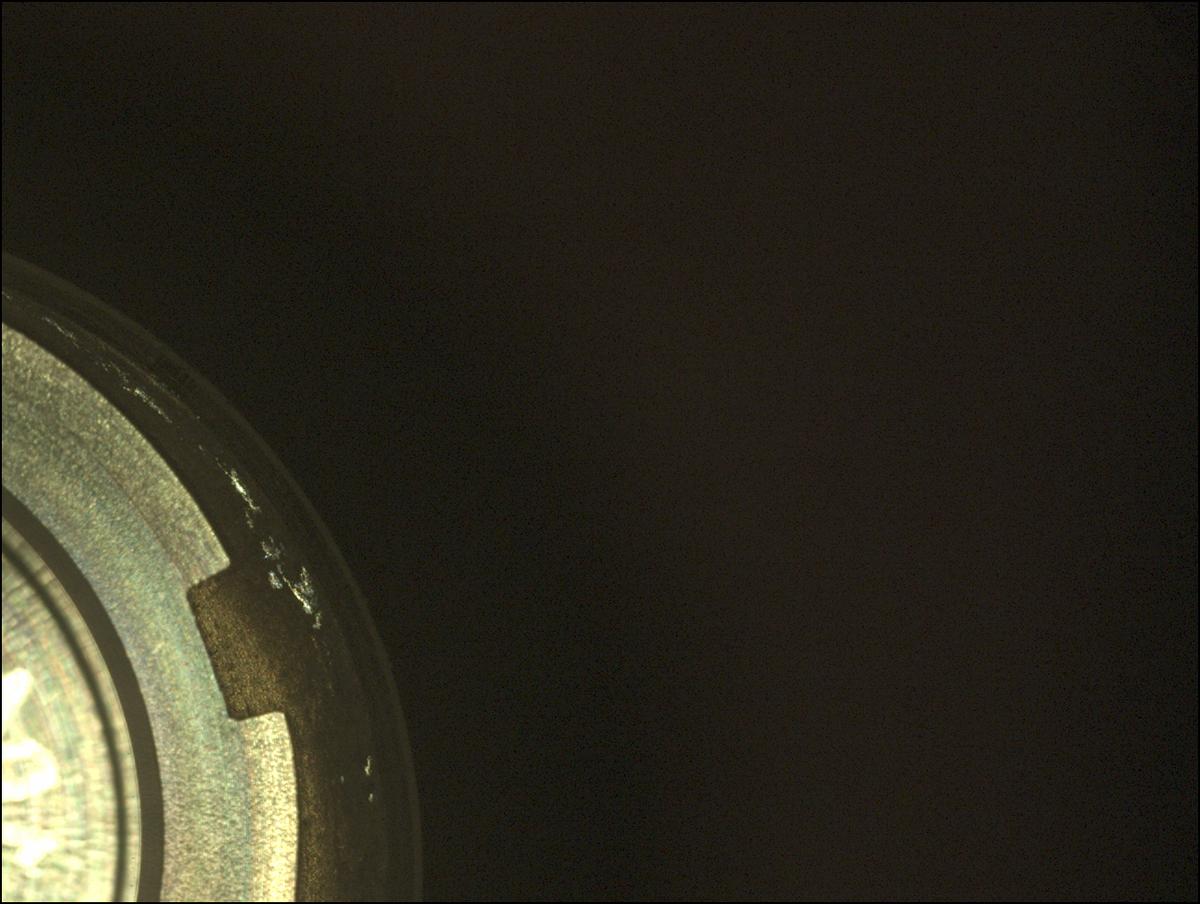 This image was taken by CACHECAM onboard NASA's Mars rover Perseverance on Sol 655