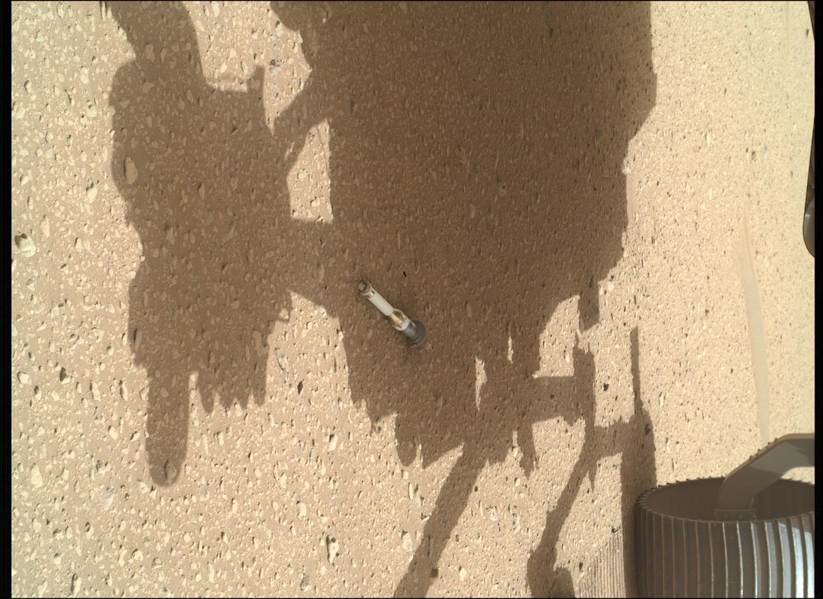 This image was taken by SHERLOC_WATSON onboard NASA's Mars rover Perseverance on Sol 655