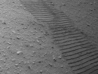 View image taken on Mars, Mars Perseverance Sol 658: Front Left Hazard Avoidance Camera (Hazcam)