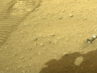 View image taken on Mars, Mars Perseverance Sol 658: Front Left Hazard Avoidance Camera (Hazcam)