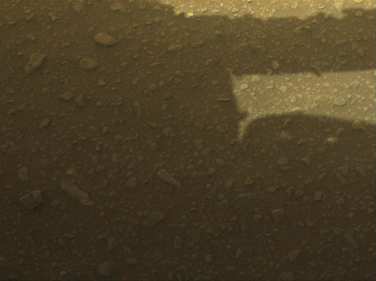 This image was taken by FRONT_HAZCAM_RIGHT_A onboard NASA's Mars rover Perseverance on Sol 658