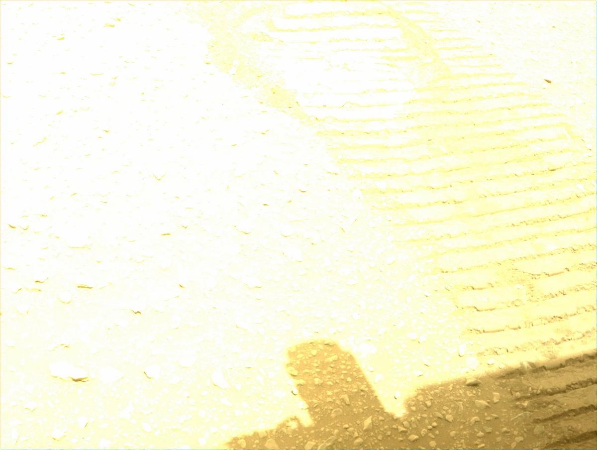This image was taken by FRONT_HAZCAM_RIGHT_A onboard NASA's Mars rover Perseverance on Sol 658