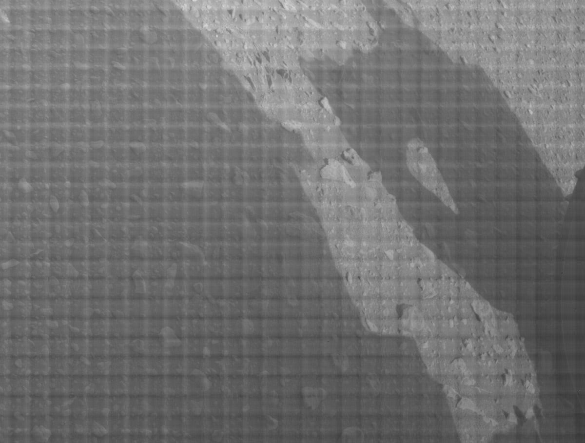 This image was taken by REAR_HAZCAM_LEFT onboard NASA's Mars rover Perseverance on Sol 658