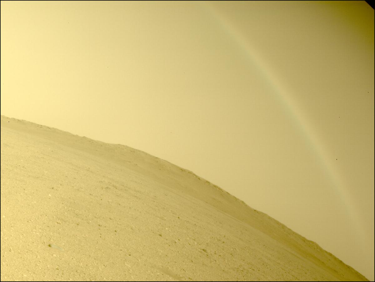 This image was taken by REAR_HAZCAM_LEFT onboard NASA's Mars rover Perseverance on Sol 658