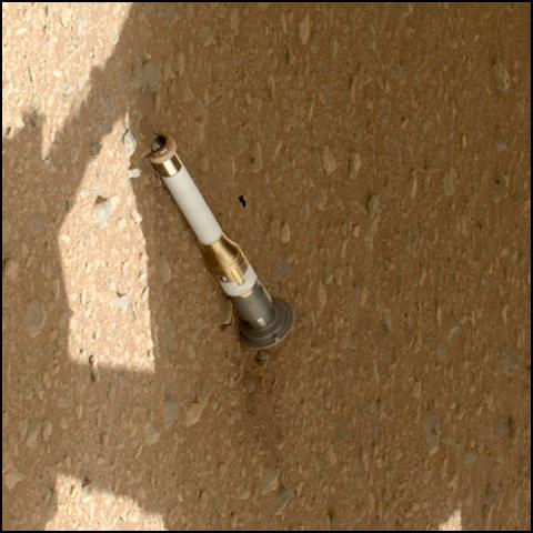 This image was taken by SHERLOC_WATSON onboard NASA's Mars rover Perseverance on Sol 661