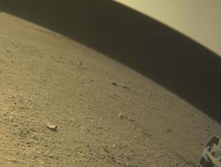 View image taken on Mars, Mars Perseverance Sol 663: Front Right Hazard Avoidance Camera (Hazcam)