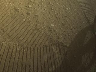View image taken on Mars, Mars Perseverance Sol 663: Rear Left Hazard Avoidance Camera (Hazcam)