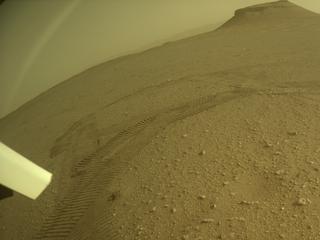 View image taken on Mars, Mars Perseverance Sol 663: Rear Right Hazard Avoidance Camera (Hazcam)