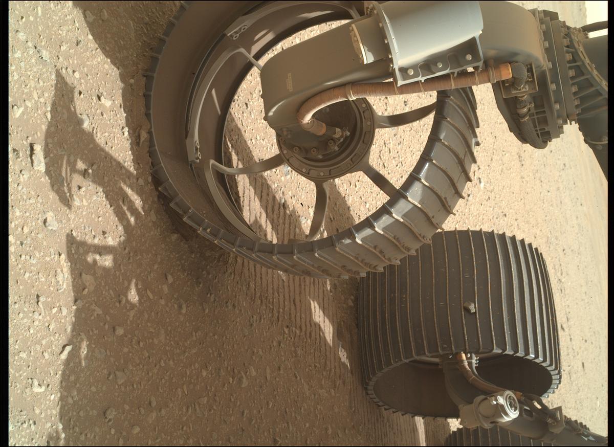 This image was taken by SHERLOC_WATSON onboard NASA's Mars rover Perseverance on Sol 666