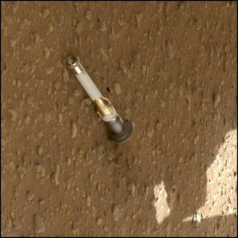 This image was taken by SHERLOC_WATSON onboard NASA's Mars rover Perseverance on Sol 666