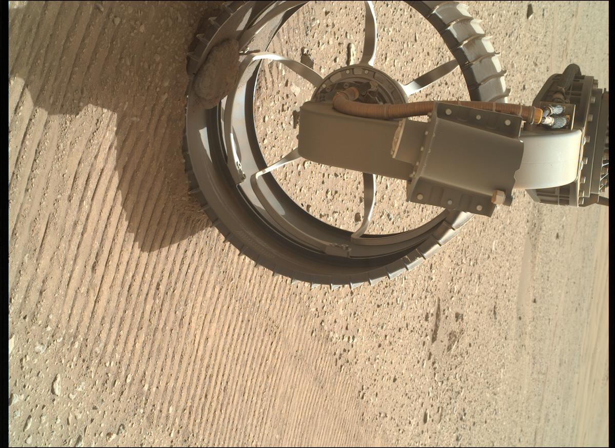 This image was taken by SHERLOC_WATSON onboard NASA's Mars rover Perseverance on Sol 666