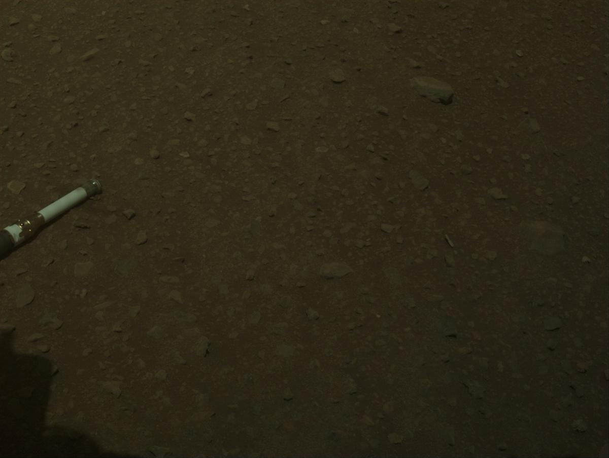 This image was taken by FRONT_HAZCAM_LEFT_A onboard NASA's Mars rover Perseverance on Sol 667