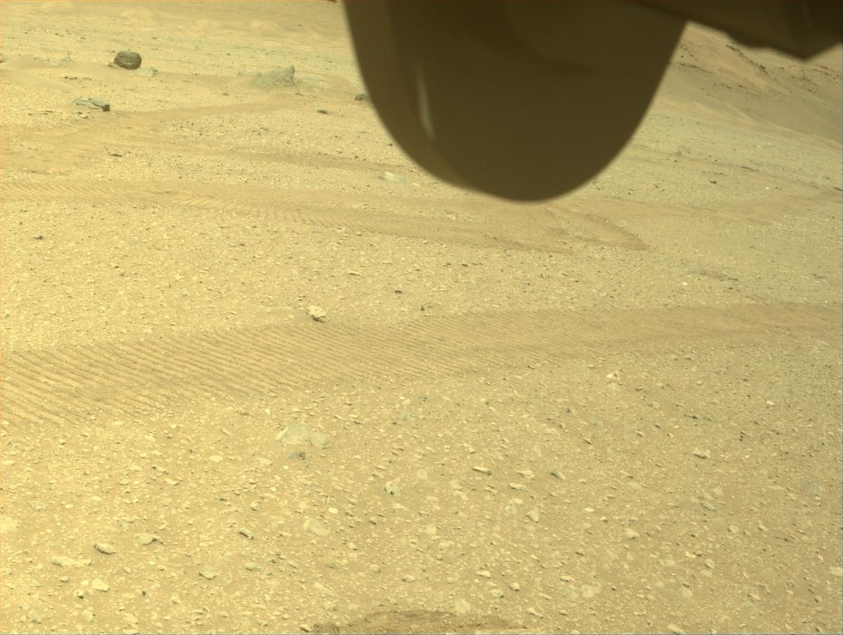 This image was taken by FRONT_HAZCAM_RIGHT_A onboard NASA's Mars rover Perseverance on Sol 667
