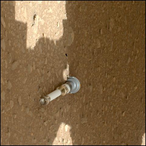 This image was taken by SHERLOC_WATSON onboard NASA's Mars rover Perseverance on Sol 668