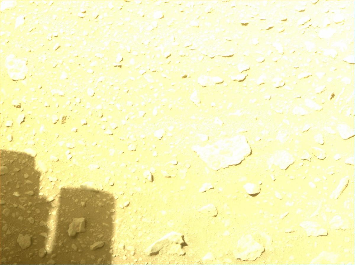 This image was taken by FRONT_HAZCAM_RIGHT_A onboard NASA's Mars rover Perseverance on Sol 670