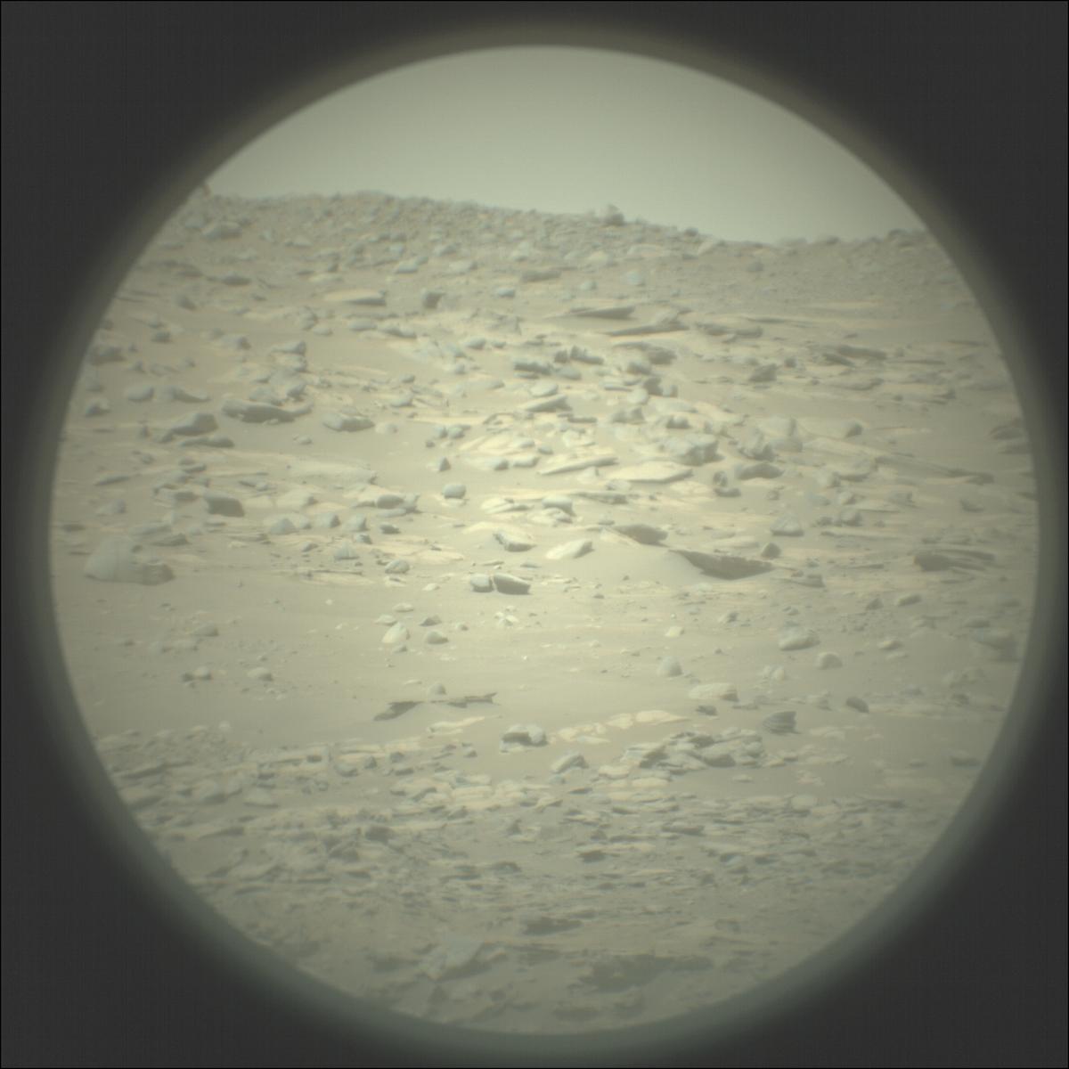 This image was taken by SUPERCAM_RMI onboard NASA's Mars rover Perseverance on Sol 673
