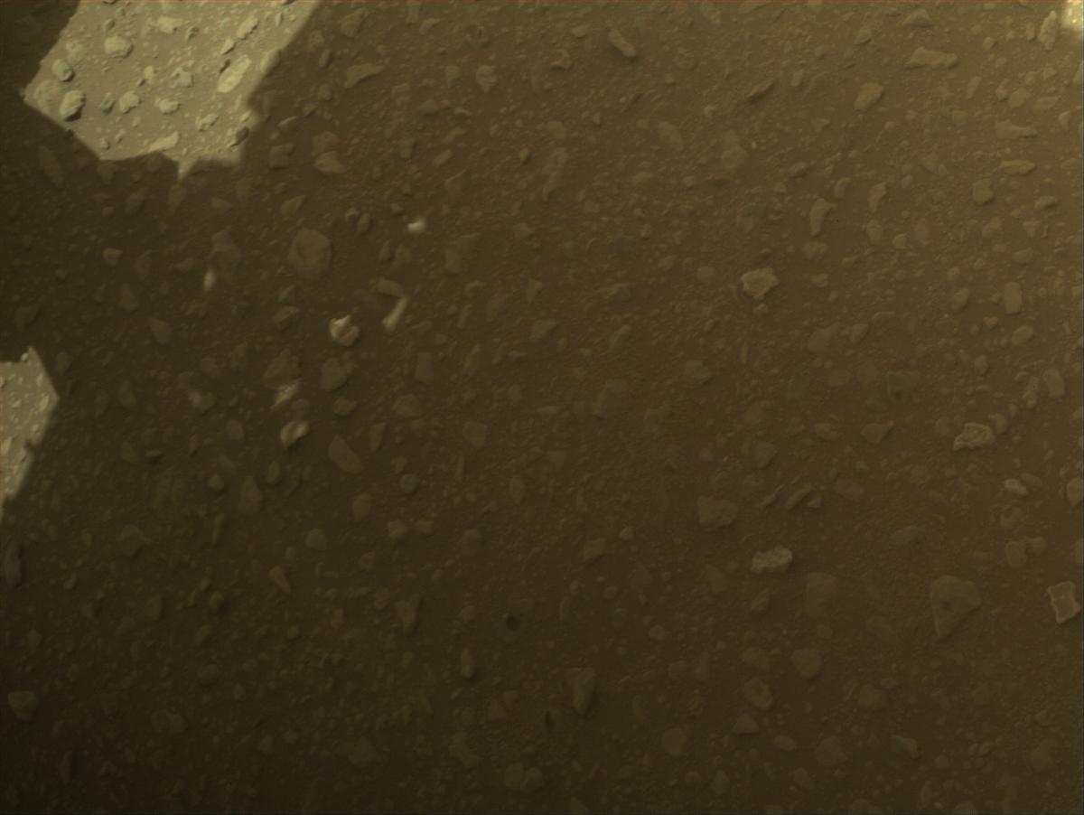 This image was taken by FRONT_HAZCAM_RIGHT_A onboard NASA's Mars rover Perseverance on Sol 674