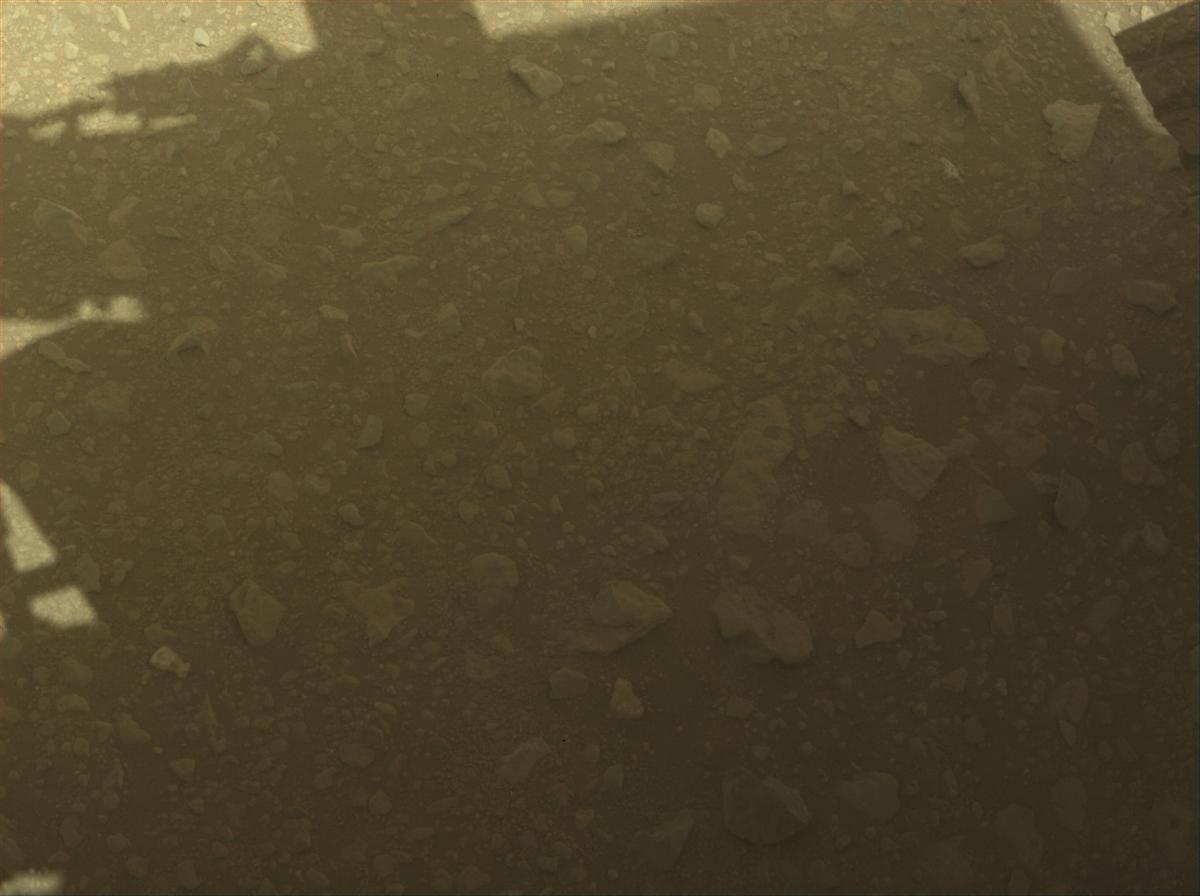 This image was taken by FRONT_HAZCAM_RIGHT_A onboard NASA's Mars rover Perseverance on Sol 674
