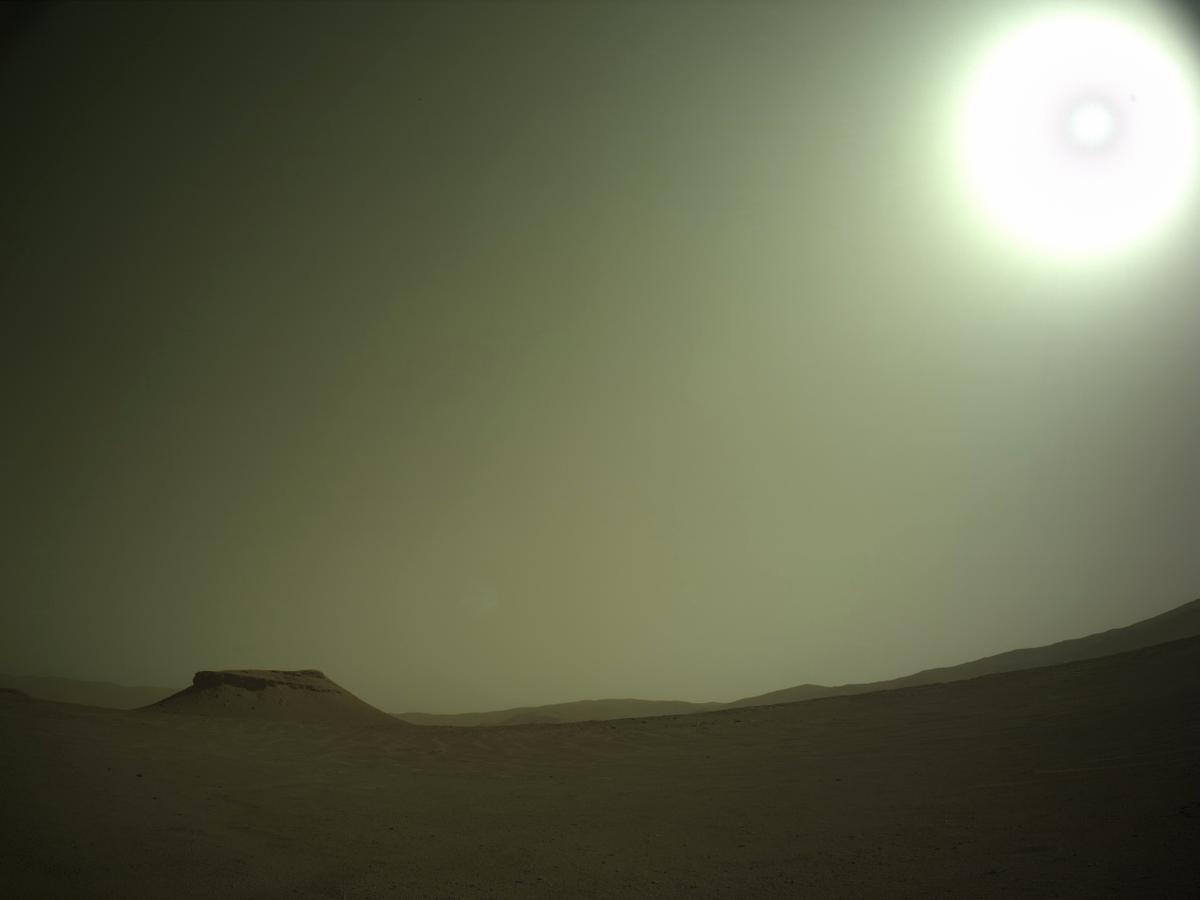 This image was taken by NAVCAM_LEFT onboard NASA's Mars rover Perseverance on Sol 675