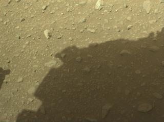 View image taken on Mars, Mars Perseverance Sol 678: Front Left Hazard Avoidance Camera (Hazcam)