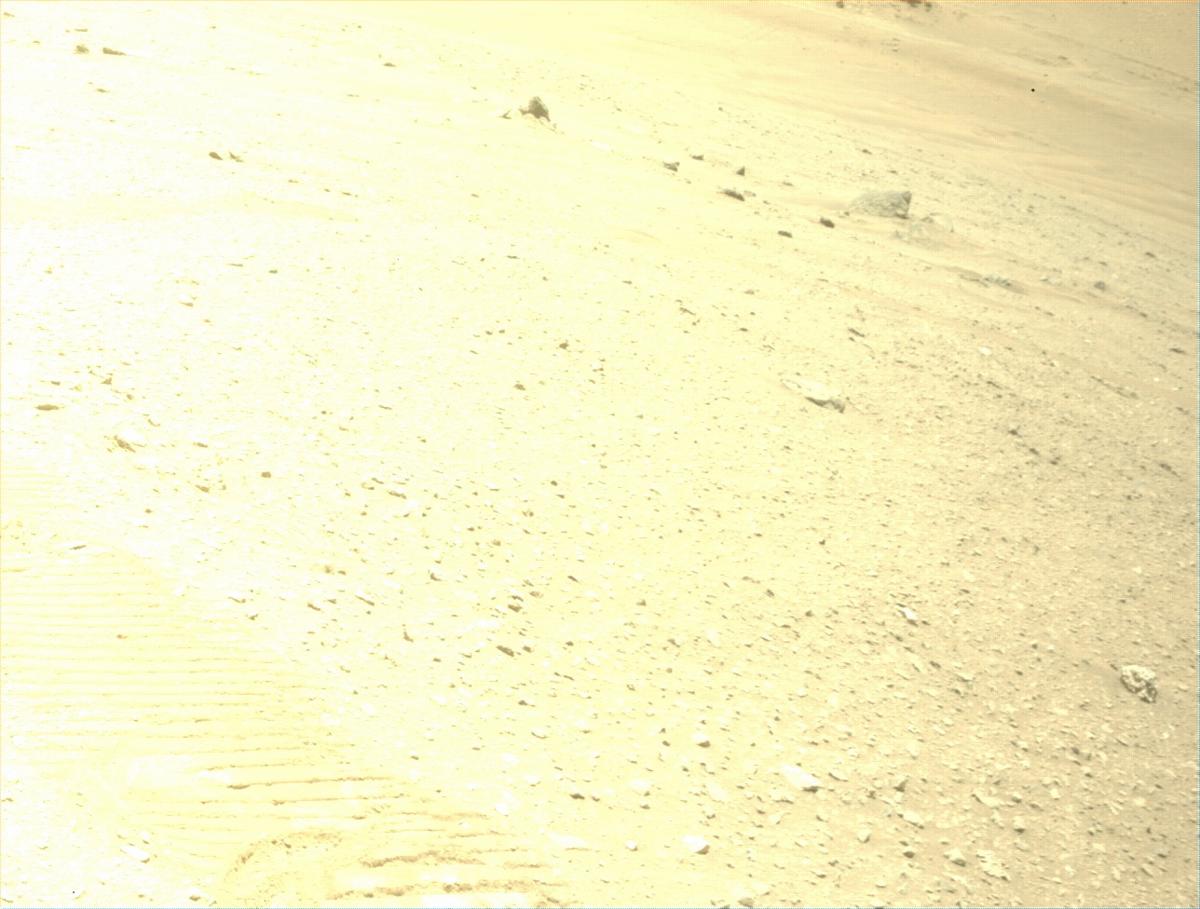 This image was taken by FRONT_HAZCAM_LEFT_A onboard NASA's Mars rover Perseverance on Sol 678
